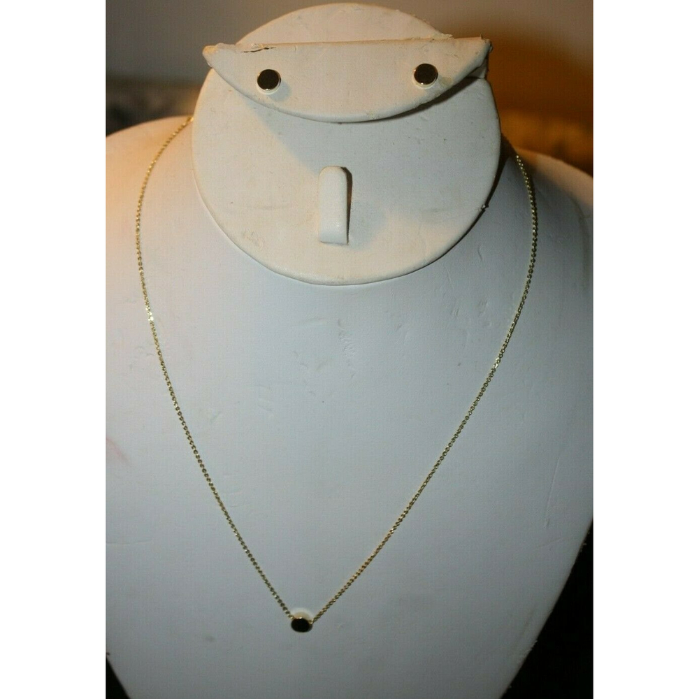 WOMEN'S GOLDTONE NECKLACE & EARRING SET NEW